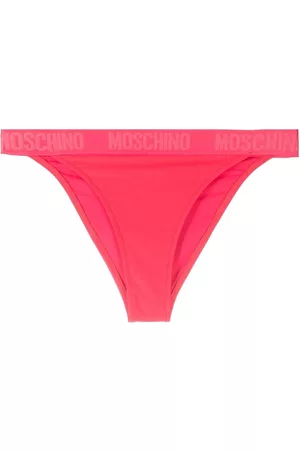 Moschino Women Bikini Bottoms - Logo-waistband bikini bottoms
