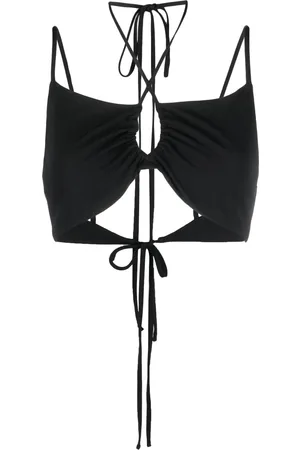P.A.R.O.S.H. Tie-fastening cropped top