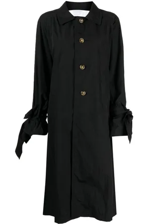 Comme des Garçons Tied-cuffs trench coat