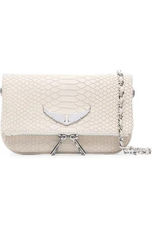 Zadig & Voltaire Small crocodile-embossed crossbody bag