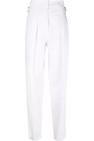 Aspesi Women Pants - High-waist pleated trousers
