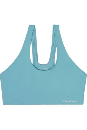 Sporty & Rich Seamless logo-print sports bra