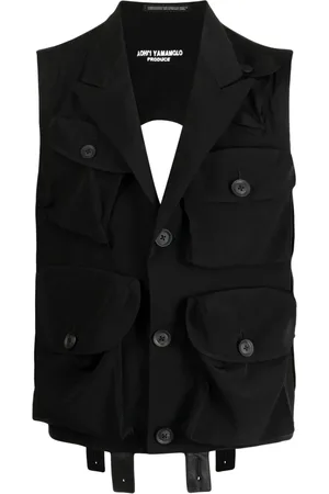 YOHJI YAMAMOTO Peak-lapel sleeveless vest