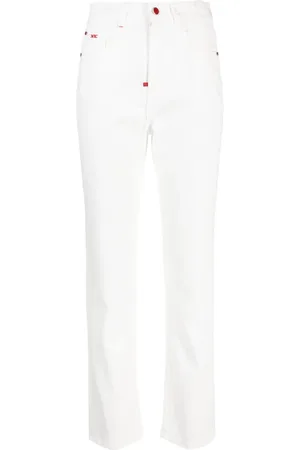 Kiton High-rise slim-fit jeans