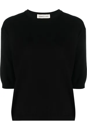 LAMBERTO LOSANI Half-sleeve cotton jumper