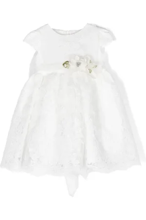 Mimilù Floral-lace cap-sleeve dress