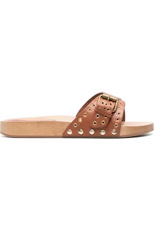 Isabel Marant Jaso buckled clog slides