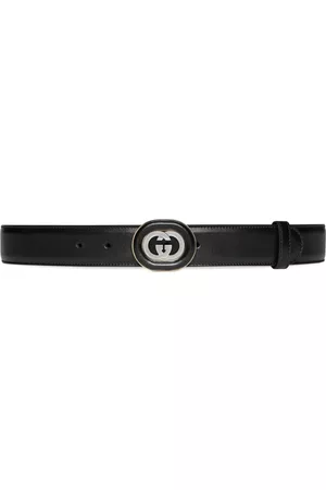 Gucci Men Belts - Double G logo-buckle belt