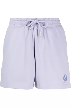 Belstaff Women Shorts - Logo-print cotton shorts