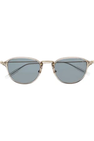 Montblanc Round transparent-frame sunglasses