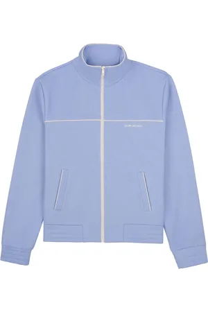 Sporty & Rich Logo-print zip-fastening jacket
