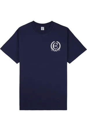 Sporty & Rich C-crest logo-print T-shirt