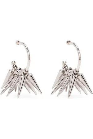 E.M. Spike hoop earrings