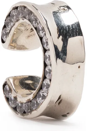 E.M. Sterling crystal ear cuff