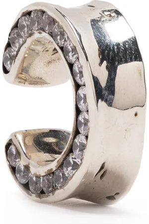 E.M. Sterling crystal ear cuff