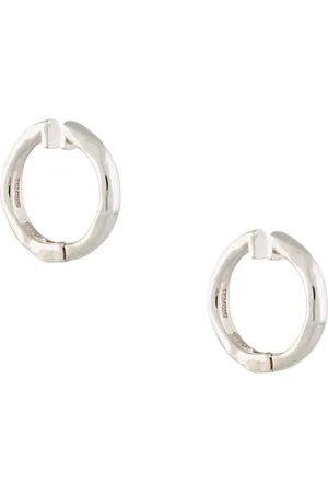 E.M. Clip-on hoop earrings