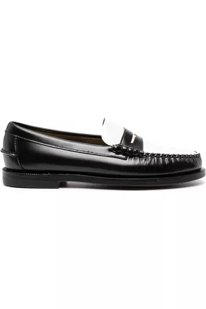 SEBAGO Women Loafers - Two-tone leather oxford shoes