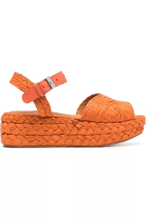 Robert Clergerie Women Sandals - Braided-raffia cut-out sandals
