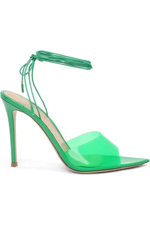 Gianvito Rossi Exclusive Skye 105mm tie-fastening pumps