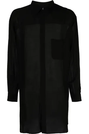 YOHJI YAMAMOTO Sheer-finish long shirt