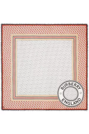 Burberry Scarves - Large monogram square scarf