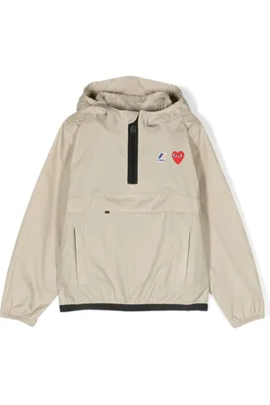 Comme des Garçons X K-Way Leon hooded rain jacket