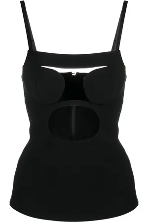 Nensi Dojaka Cut-out detail stretch top