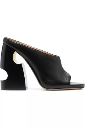 OFF-WHITE Pop Meteor 135mm leather mules