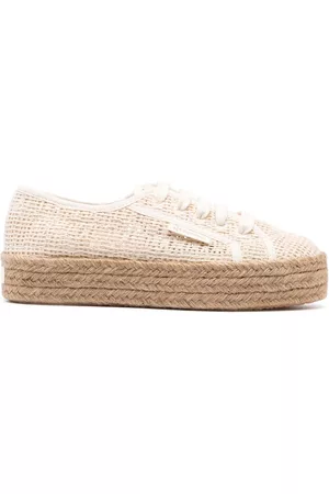 Superga Women Sneakers - Interwoven-design lace-up sneakers