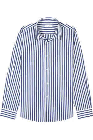 Sporty & Rich Vertical-stripe long-sleeve shirt