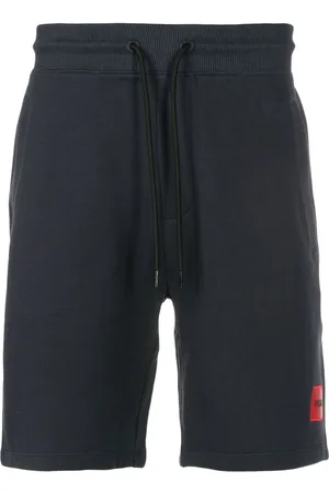 HUGO BOSS Logo-patch drawstring shorts