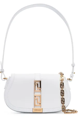 VERSACE Greca-plaque shoulder bag