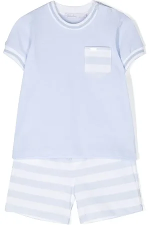 PATACHOU Stripe-print two-piece set