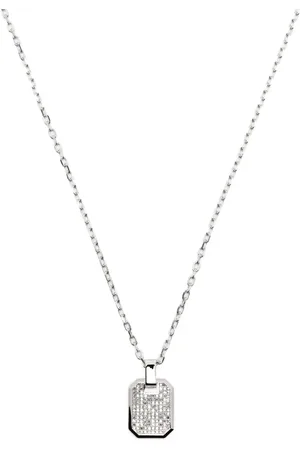 Shay Crystal-embellished rolo-chain necklace