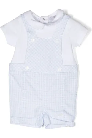 PATACHOU Checkered shorts romper
