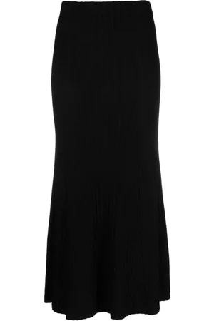 Roberto Collina Women Maxi Skirts - Flared knitted maxi skirt