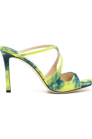 Jimmy Choo Anise 105mm denim mules