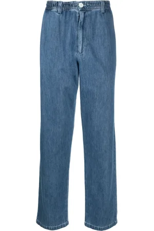 Marni Elasticated-waistband straight-leg jeans