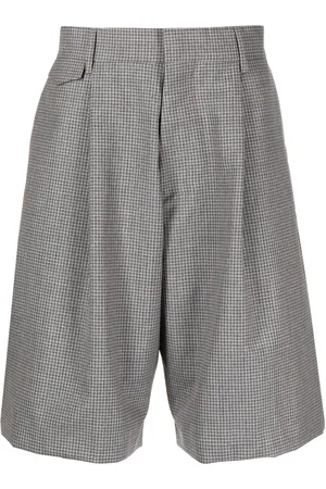 Paul Smith Check-print wool shorts