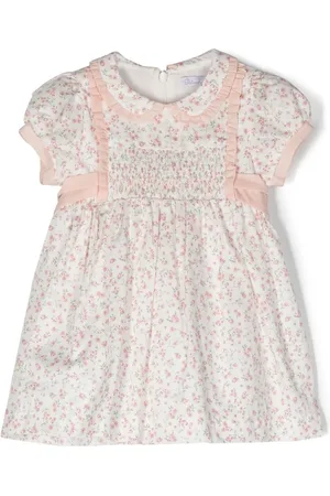 PATACHOU Floral-print puff-sleeves dress