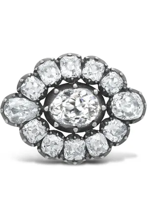 Pragnell Late Georgian pre-owned diamond brooch