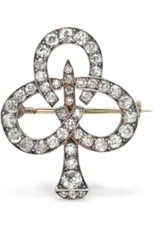 Pragnell 1837-1890 15kt yellow gold and diamond brooch