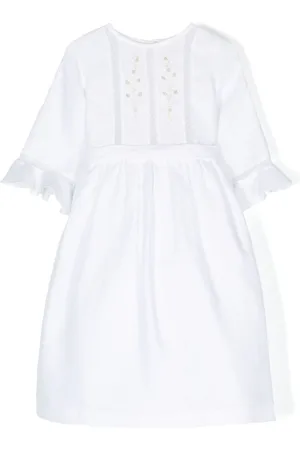 Mariella Ferrari floral-print cotton dress - White