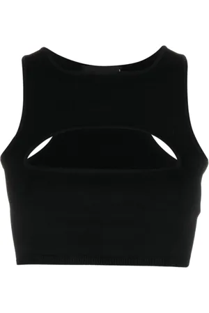 Dsquared2 Cut-out sleeveless cropped top