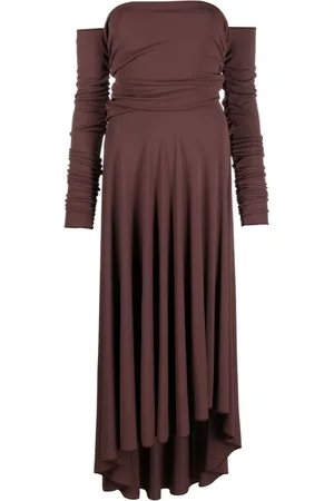 ERIKA CAVALLINI Manila off-shoulder asymmetric dress