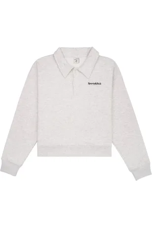 Sporty & Rich Logo-embroidered polo top