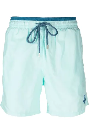 Vilebrequin Contrast-trim drawstring swim shorts