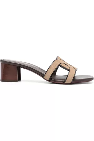 Tod's Women Sandals - Open-toe leather mules