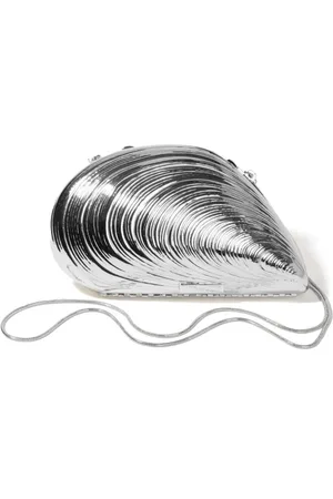Simkhai Bridget shell-shapped clutch