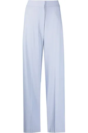 Khaite High-waisted wide-leg trousers